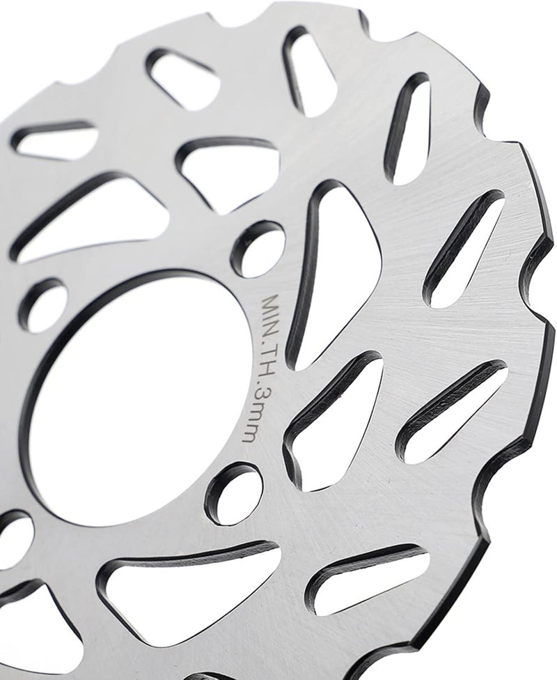 SFriding Front Brake Disc Rotor for Yamaha Banshee 350 Blaster 200 Raptor 250 350 660R 700 Warrior 350 YFZ450, 1UY-25831-01-00, 2PA-2582T-00-00, 3GD-2582T-10-00, 4XE-F582T-11-00 - Image 5
